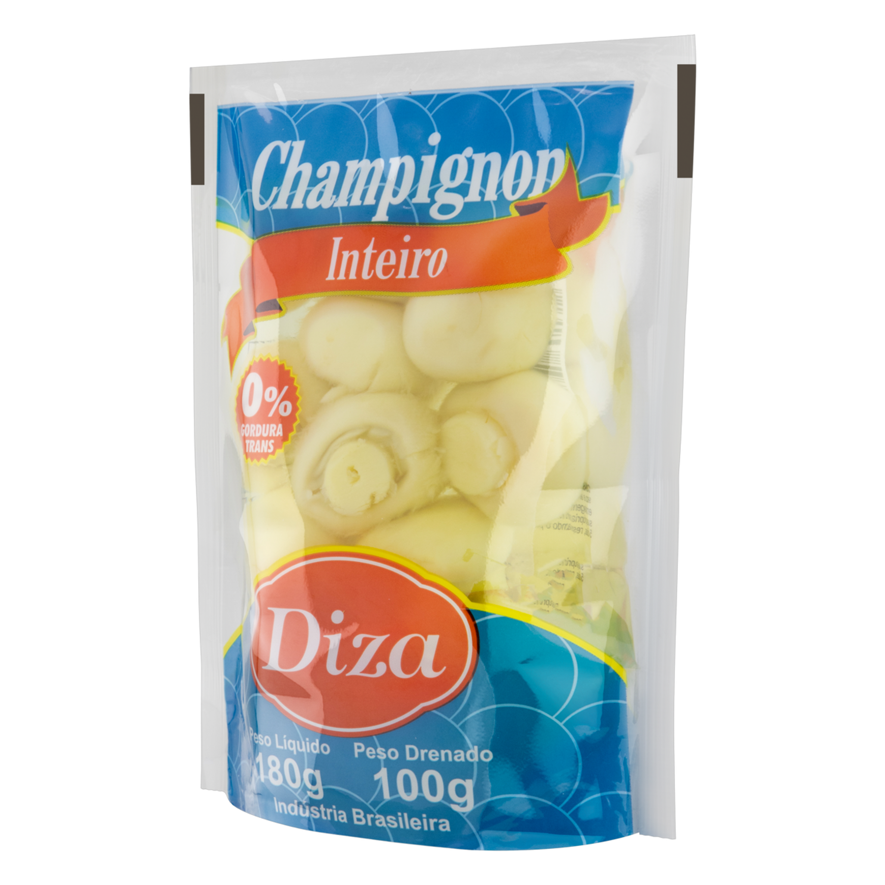 Cogumelo Champignon em Conserva Inteiro Diza Sachê 100g