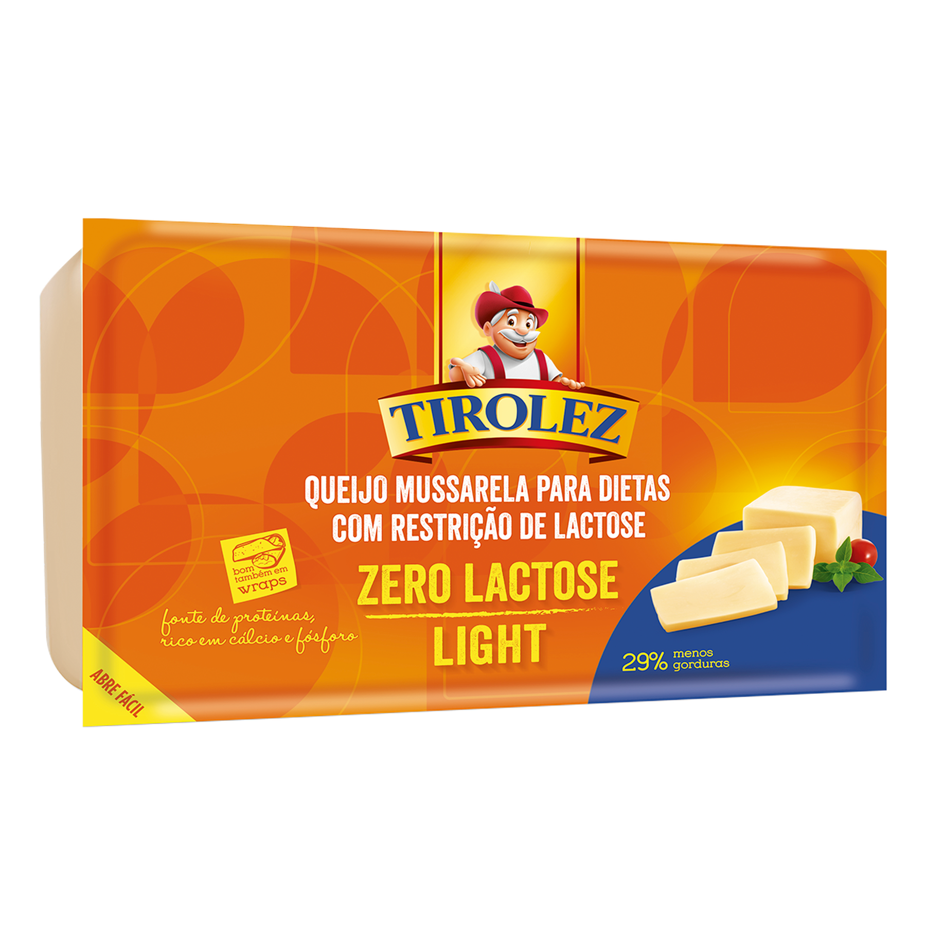 Queijo Mussarela Zero Lactose Tirolez aprox. 380g