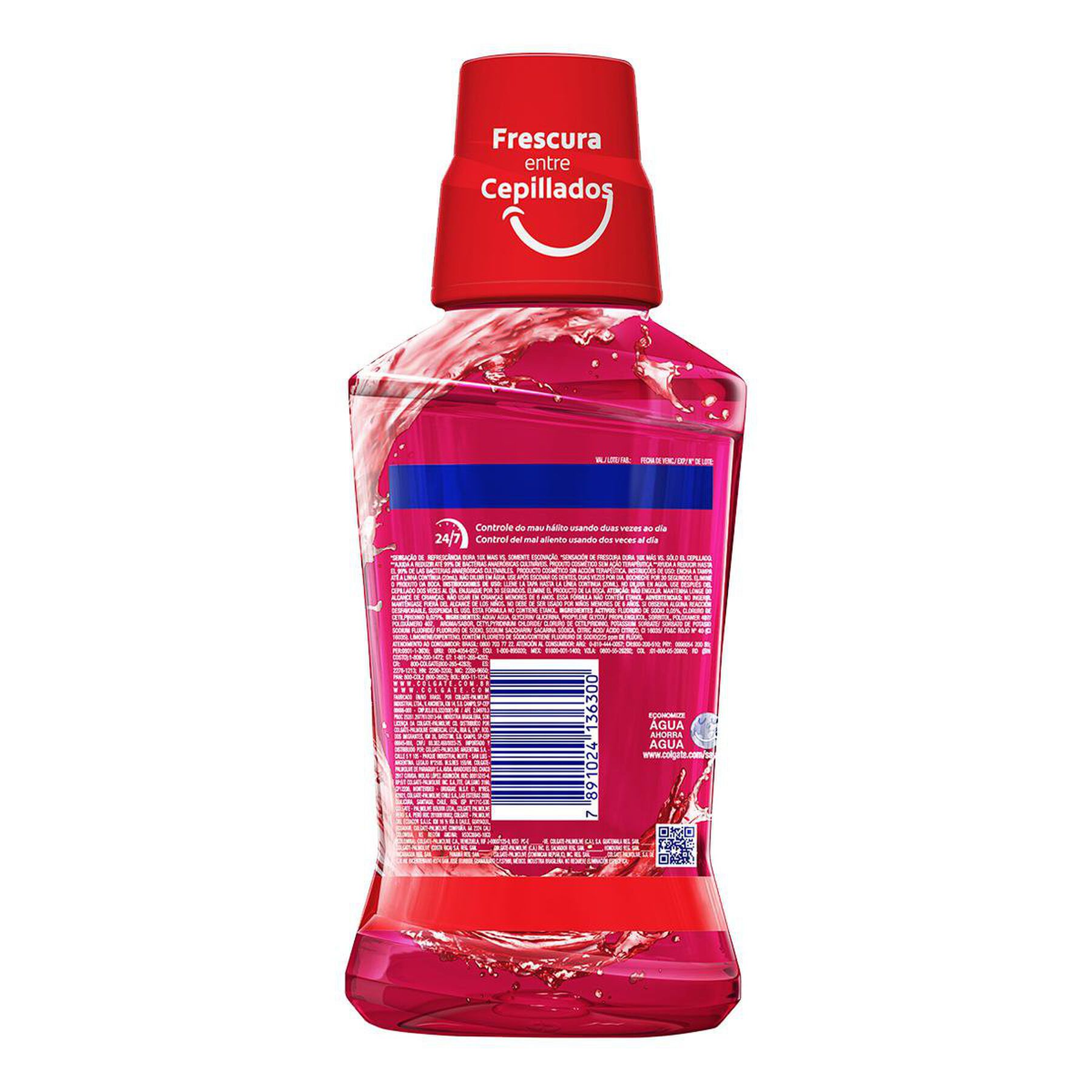 Enxaguante Bucal Antic&aacute;rie Classic Zero &Aacute;lcool Colgate Plax Frasco 250ml