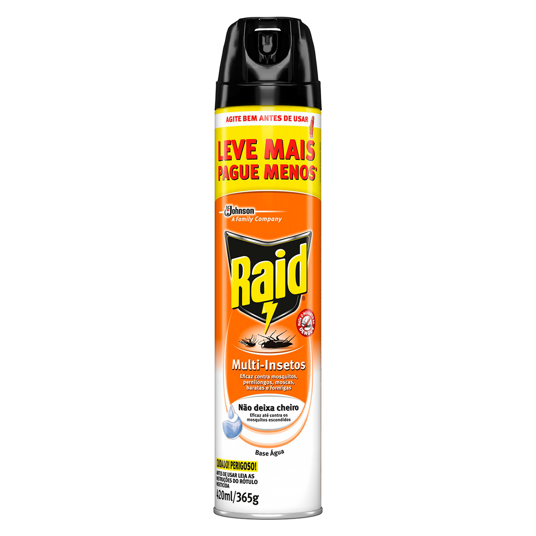 Inseticida Multi-Insetos Base Água Raid 420ml