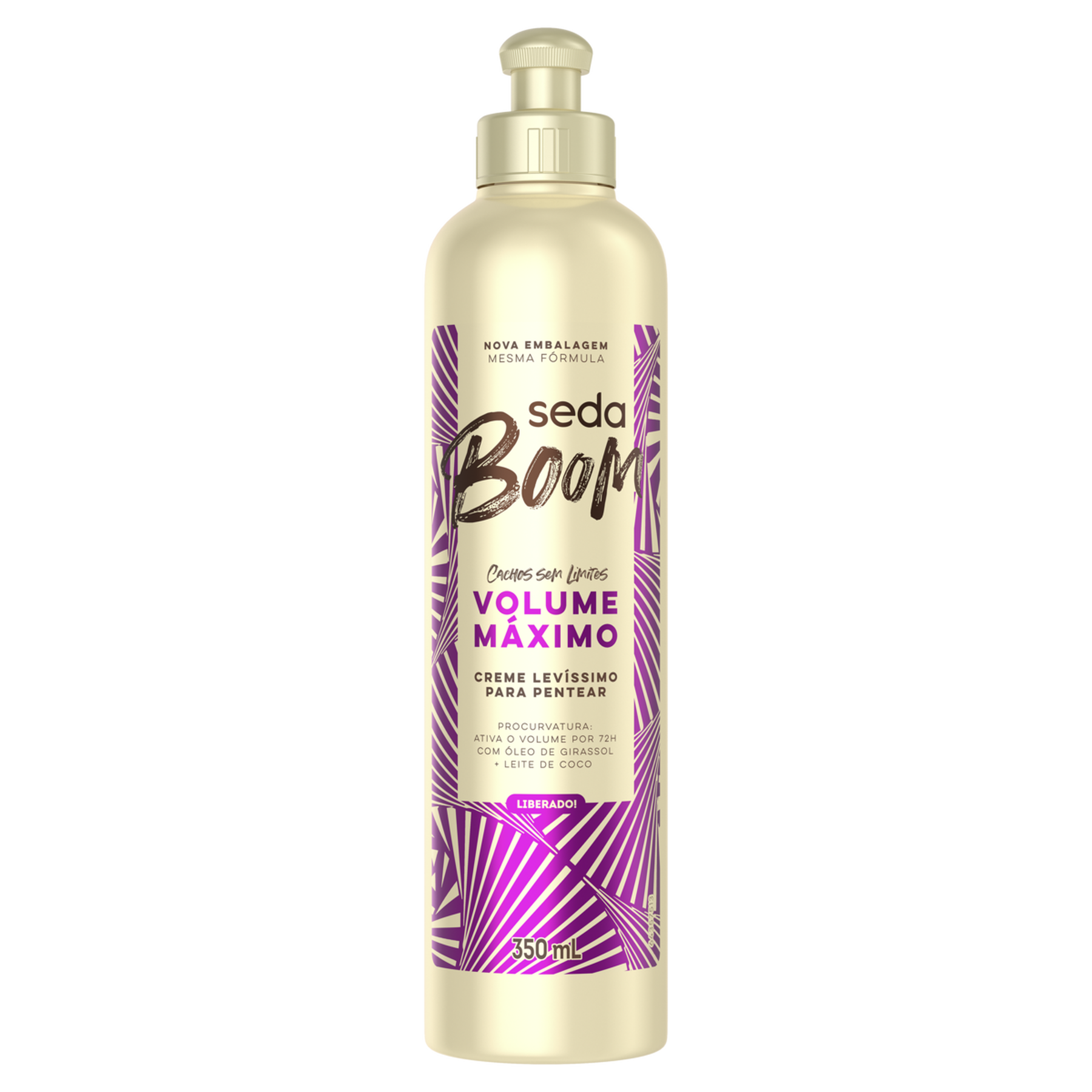 Creme para Pentear Volume M&aacute;ximo Seda Boom Frasco 350ml