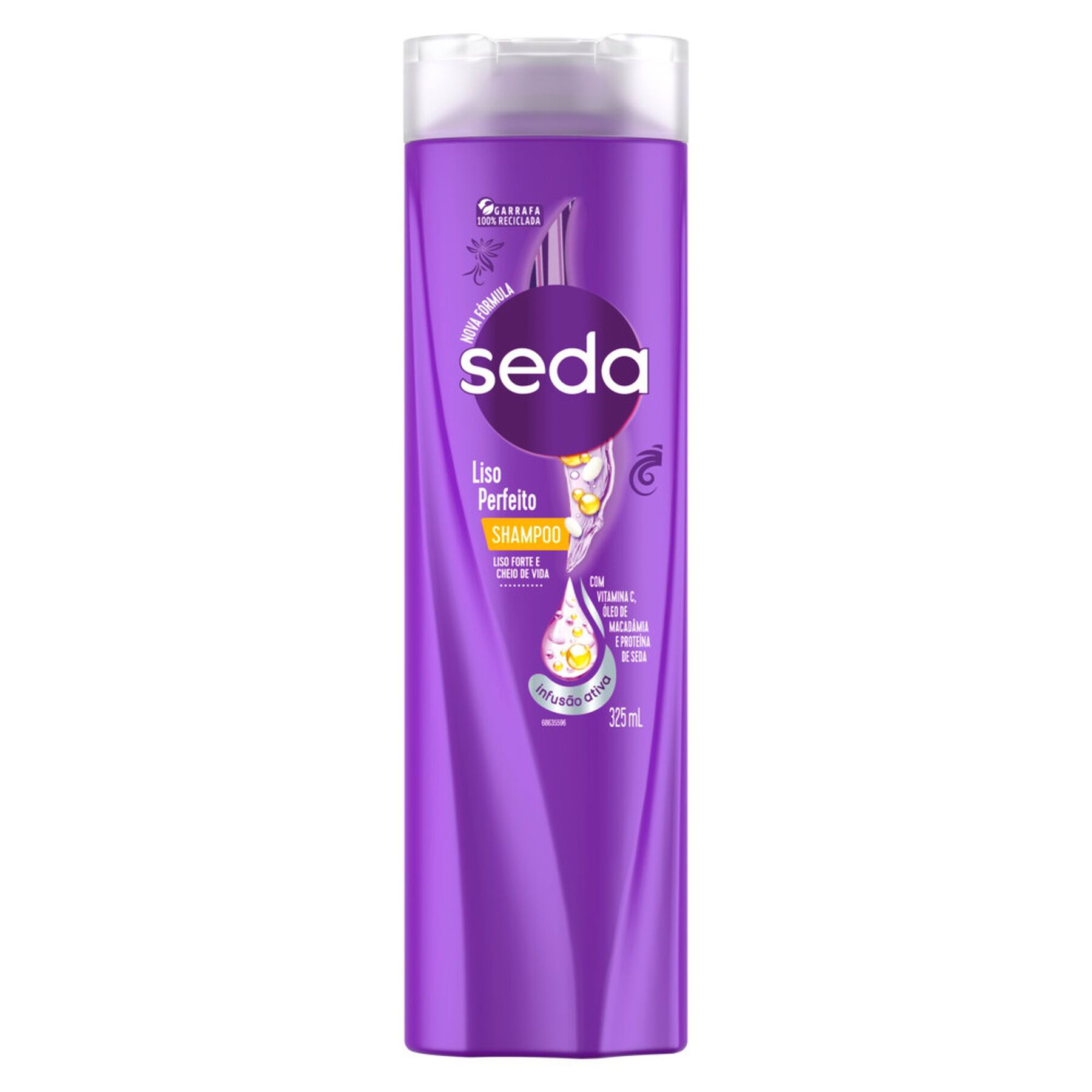 Shampoo Liso Perfeito Seda Frasco 325ml