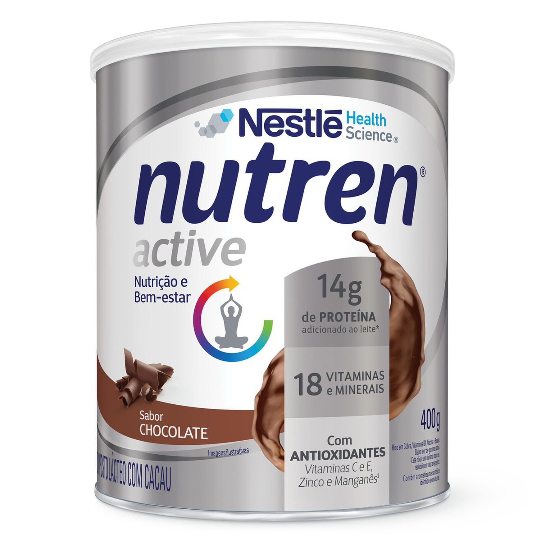 Complemento Alimentar Nutren Active Chocolate 400g&nbsp;