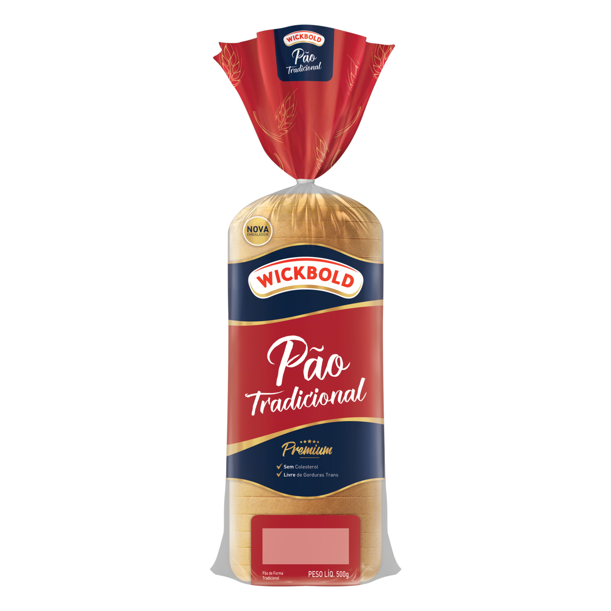 P&atilde;o de Forma Tradicional Wickbold Premium Pacote 500g