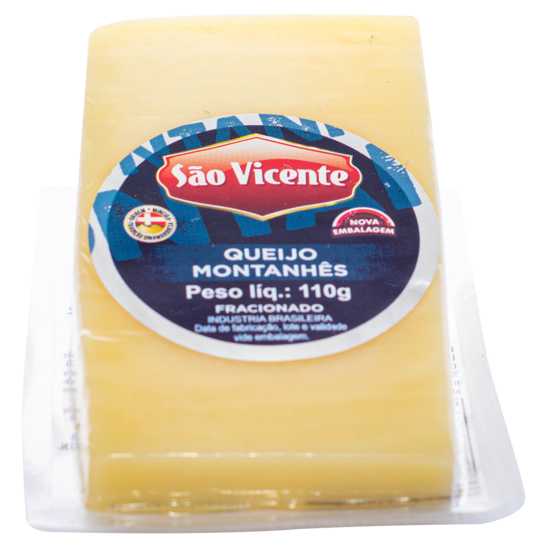 Queijo Montanh&ecirc;s Fracionado S&atilde;o Vicente 110g