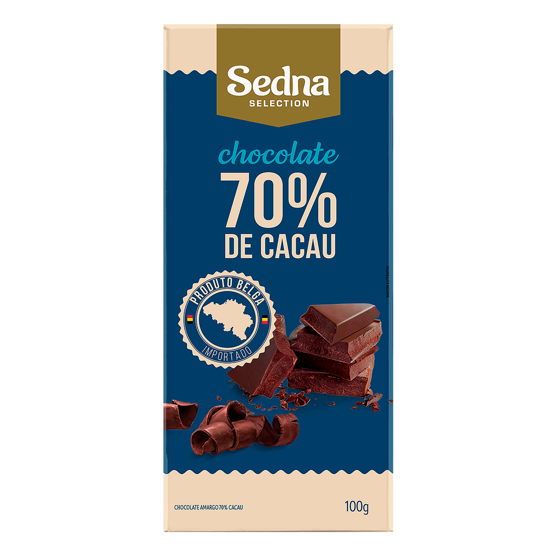 Chocolate 70% de Cacau Sedna Selection 100g