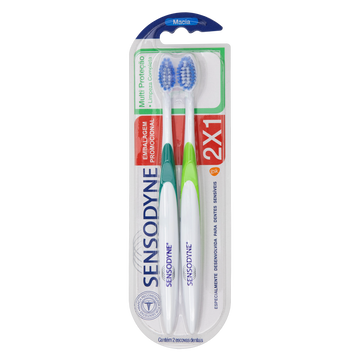 Escova Dental Macia Multi Proteção Sensodyne C/2 Unidades