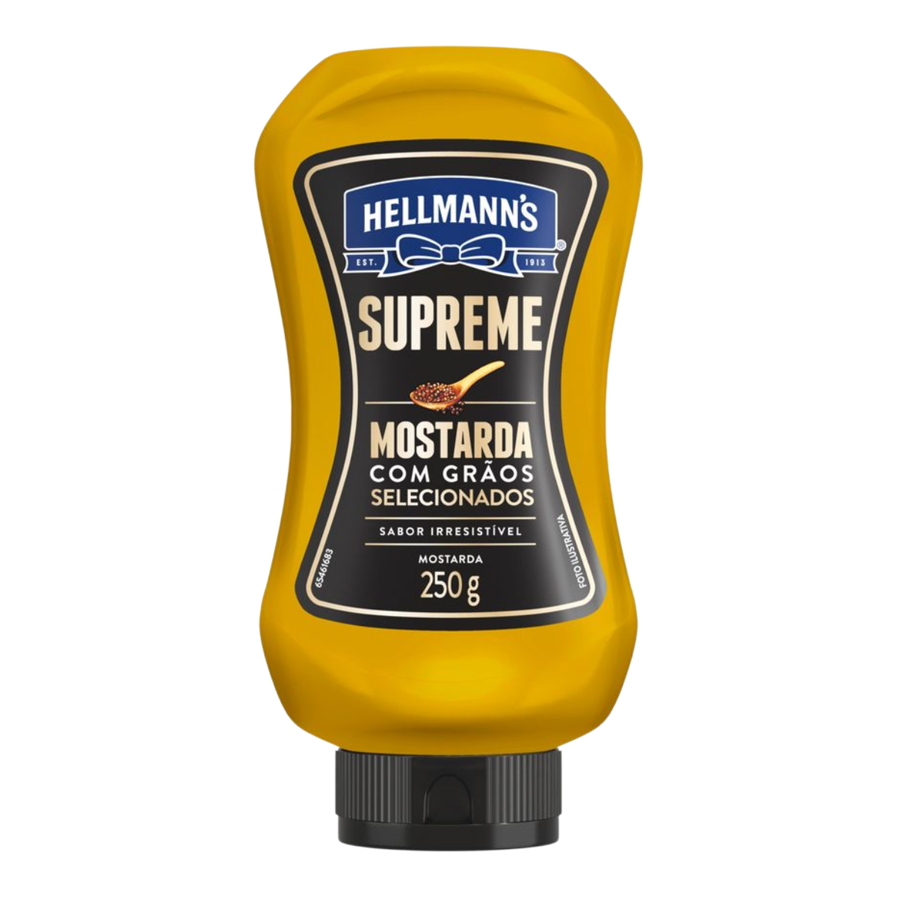 Mostarda Amarela Tradicional Hellmann's Supreme Squeeze 250g