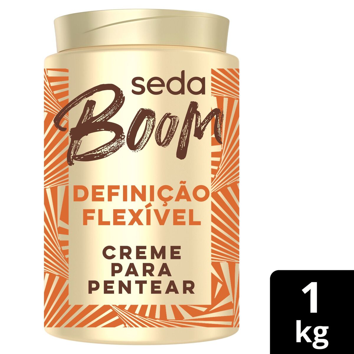 Creme para Pentear Seda Boom Defini&ccedil;&atilde;o Flex&iacute;vel 1kg