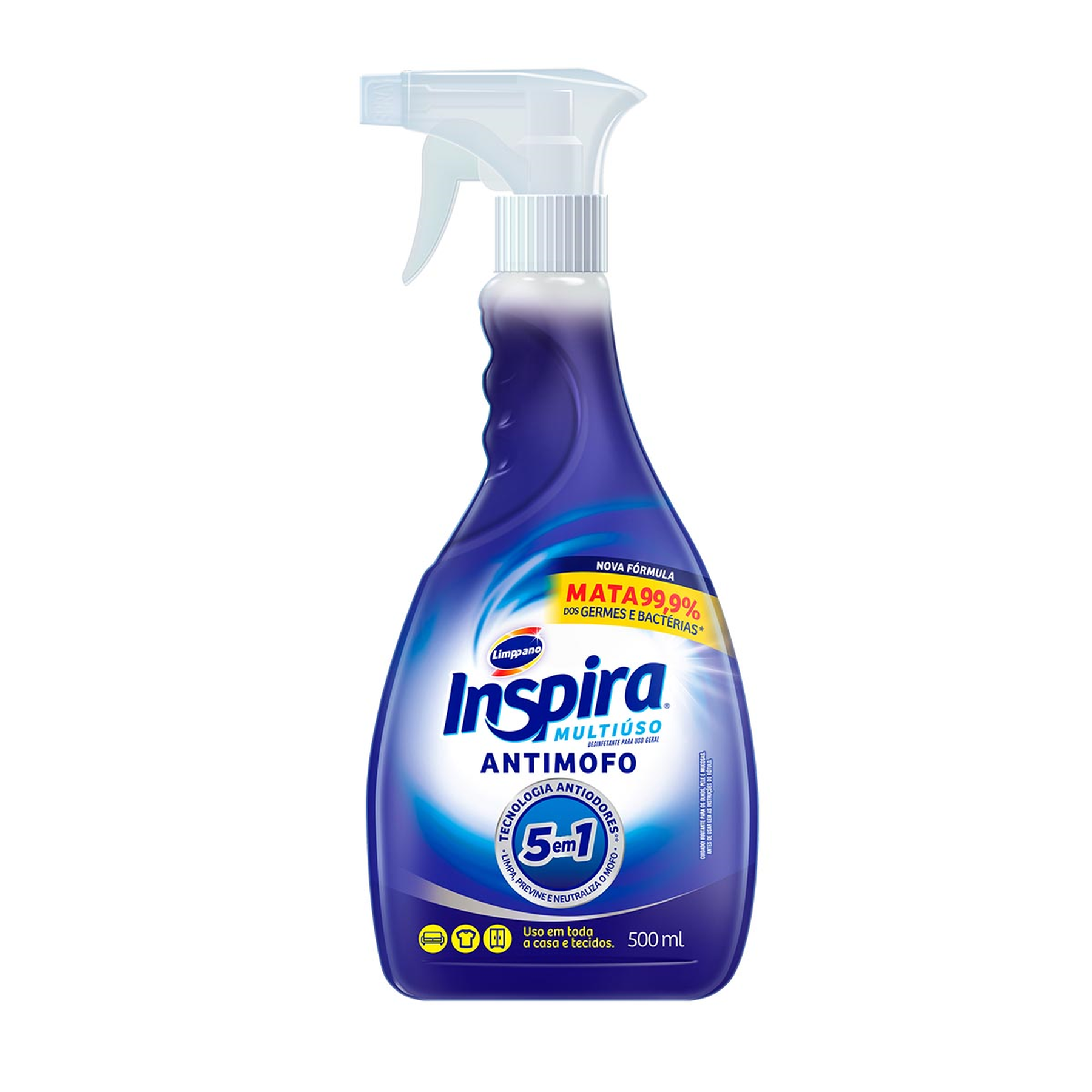 Desinfetante Antimofo 5 em 1 Inspira 500ml