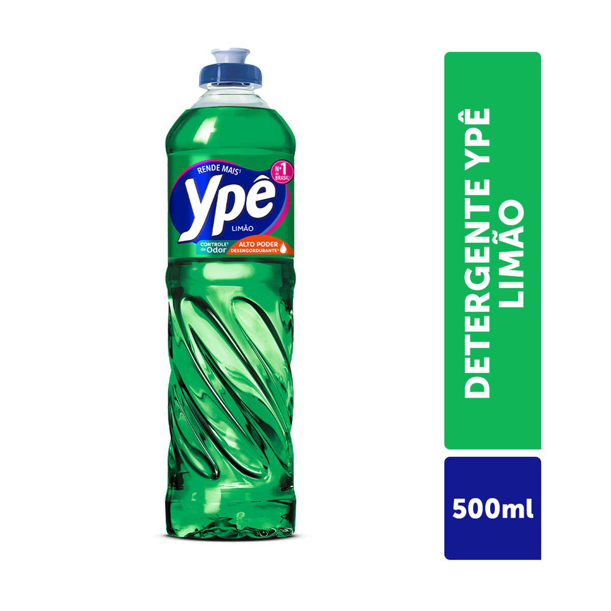 Detergente L&iacute;quido Lim&atilde;o&nbsp;Yp&ecirc; 500ml