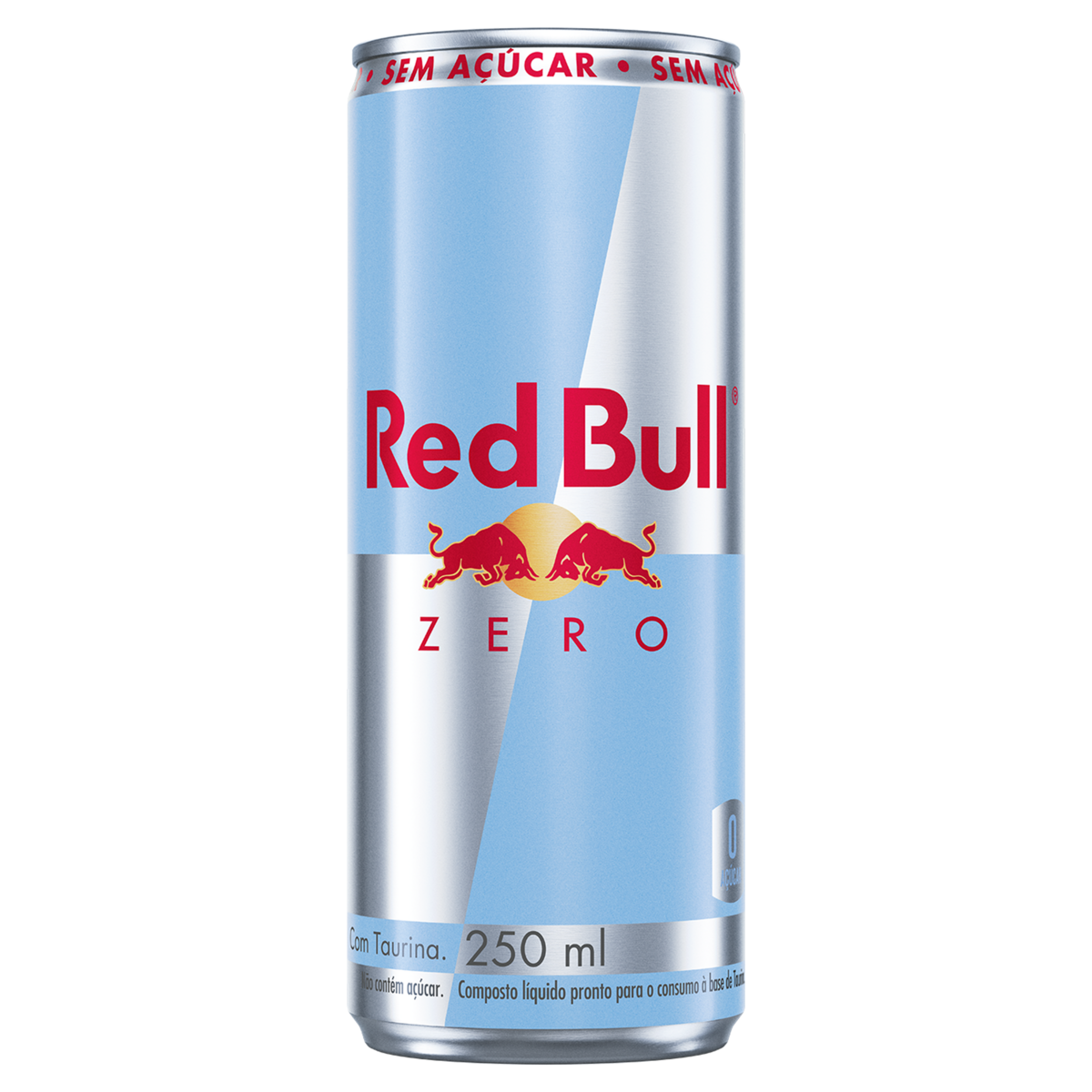 Energ&eacute;tico Zero A&ccedil;&uacute;car Red Bull Lata 250ml