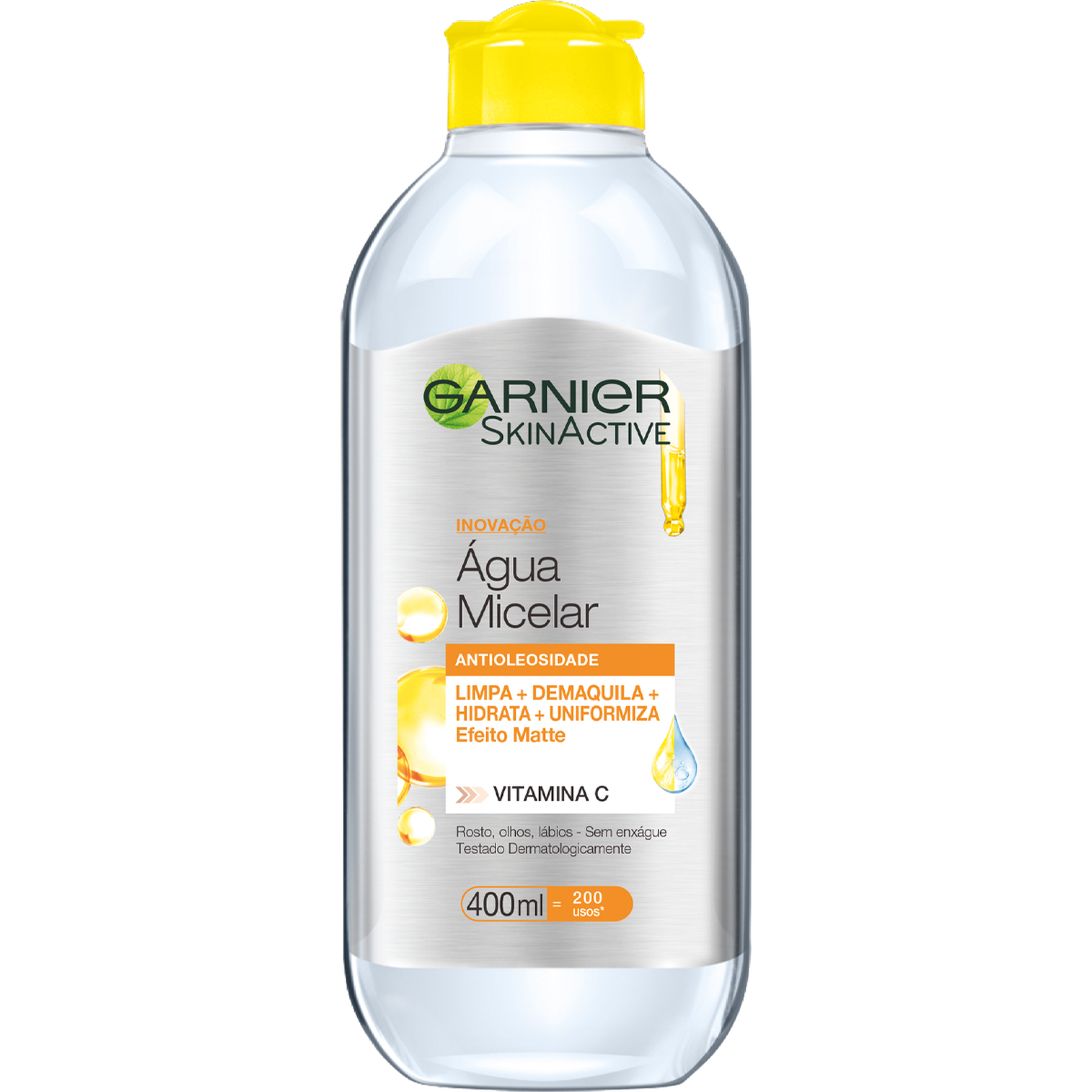 Água Micelar Antioleosidade Garnier SkinActive Frasco 400ml