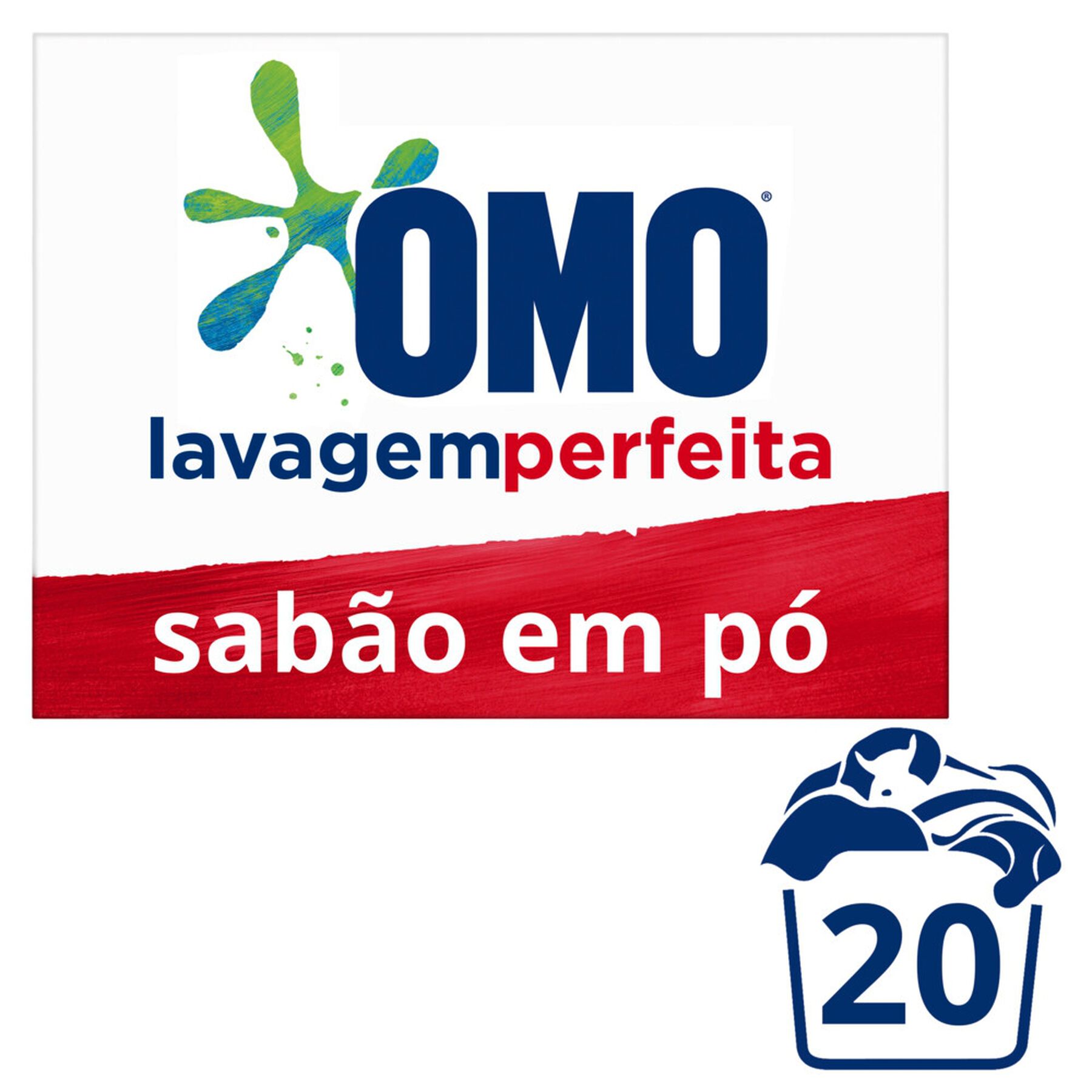Sabão em Pó Omo Lavagem Perfeita Caixa 1,6kg