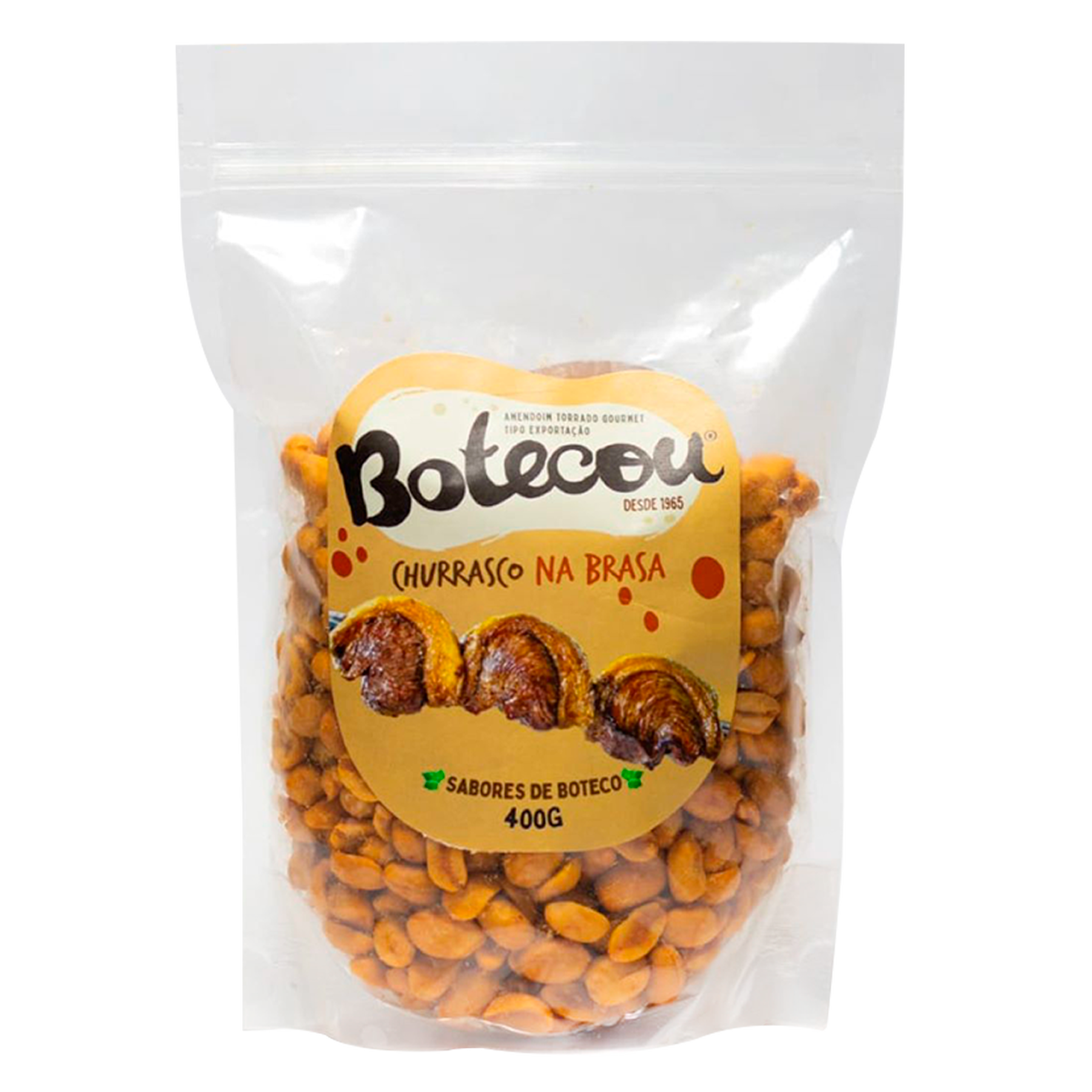 Amendoim Churrasco Botecou Zip Lock 400g