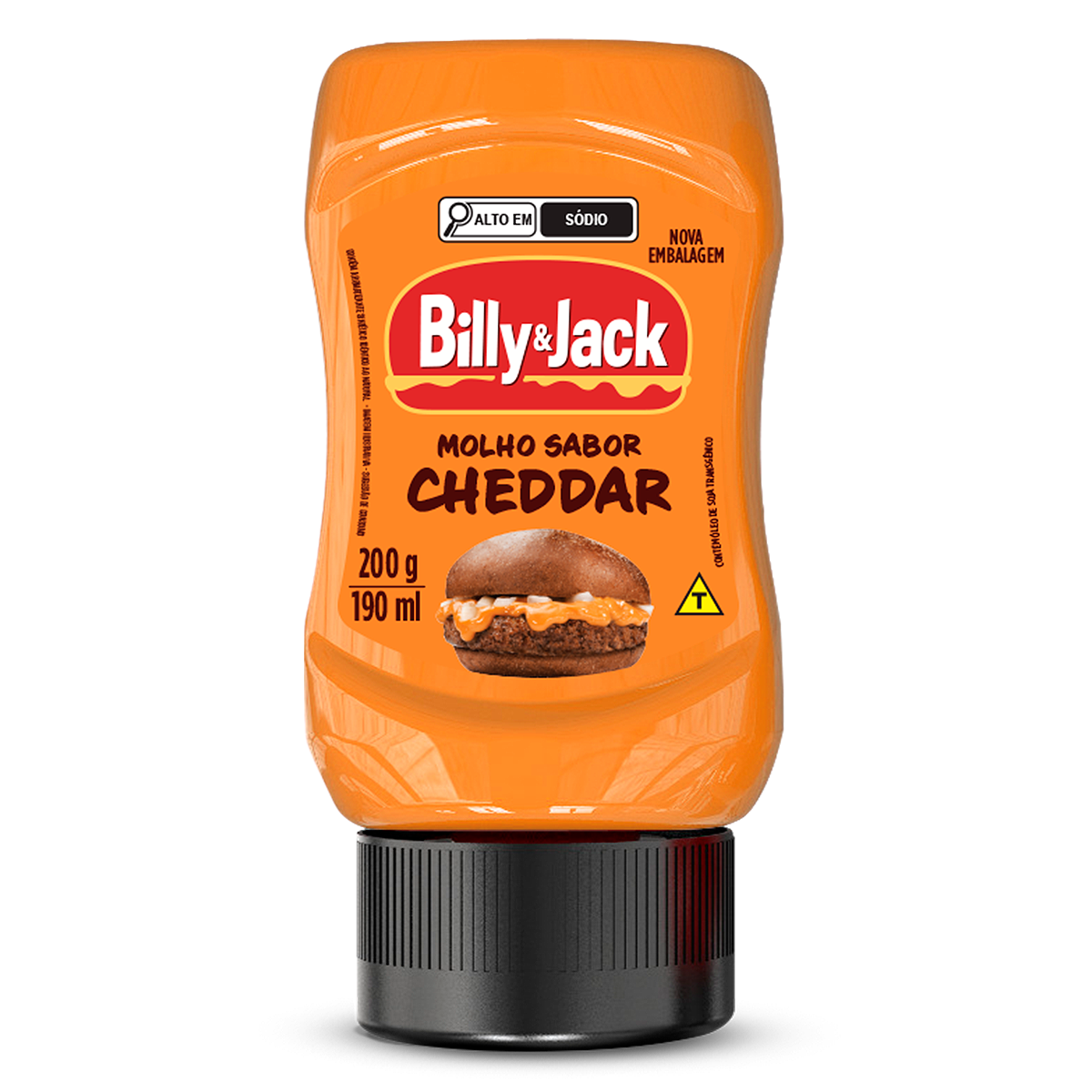 Molho Cheddar Billy e Jack Pote 200g