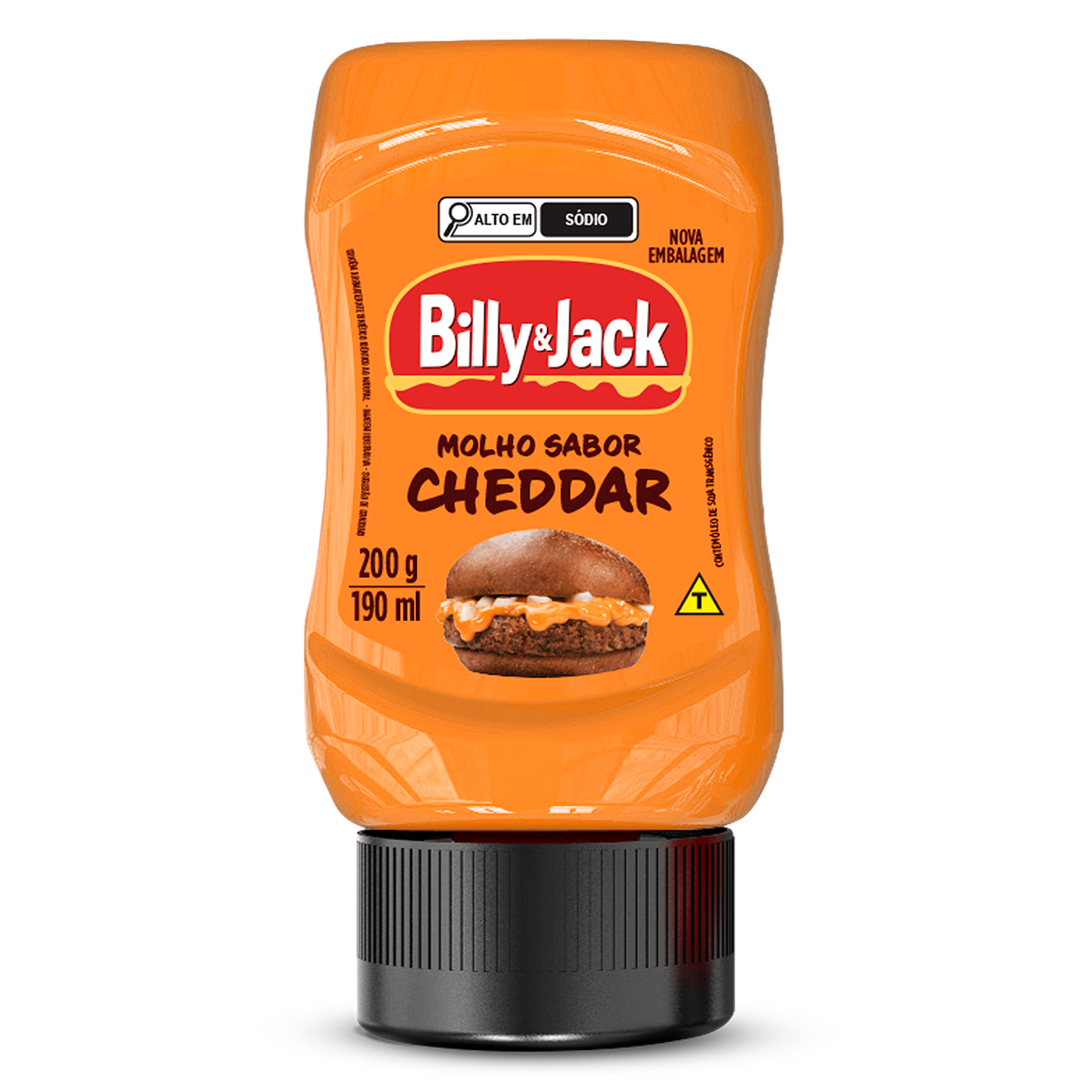 Molho Cheddar Billy e Jack Pote 200g