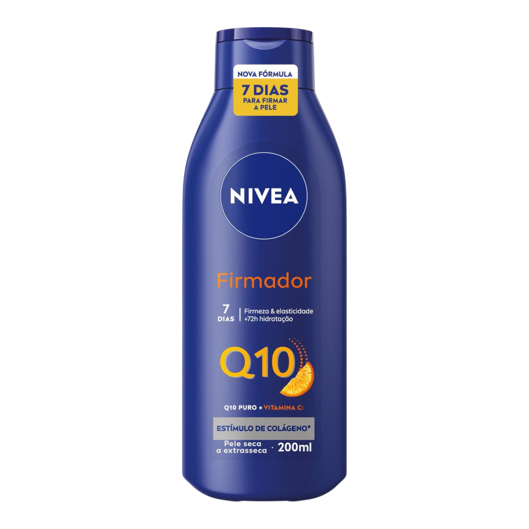 Lo&ccedil;&atilde;o Hidratante Firmador Pele Seca e Extrasseca Nivea Q10 + Vitamina C Frasco 200ml