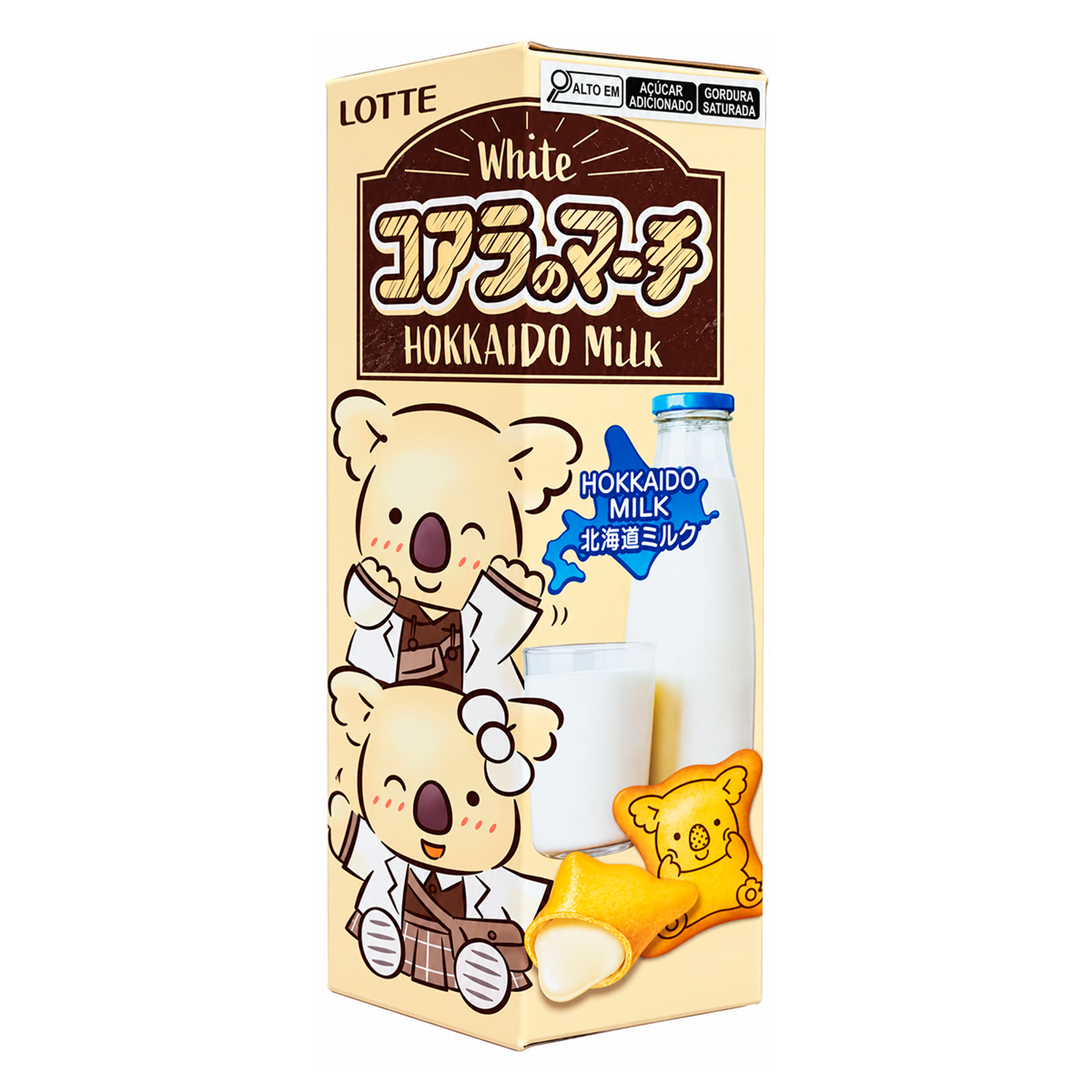 Biscoito Recheio Chocolate Branco Koala's March Caixa 33g