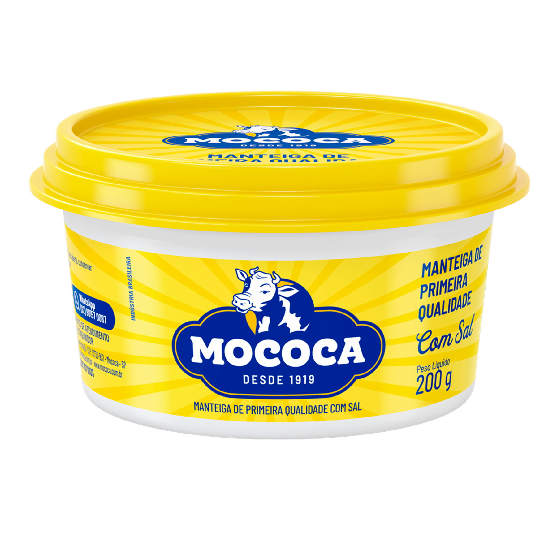 Manteiga com Sal Mococa Pote 200g