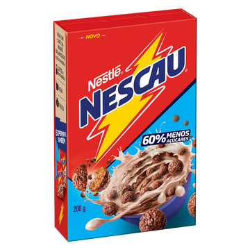 Cereal Matinal 60% Menos Açúcar Nescau Nestlé Caixa 200g