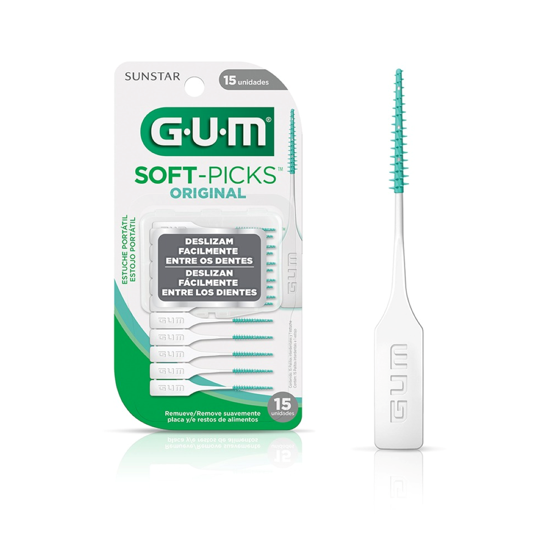 Palito Interdental Original Soft-Picks GUM C/15 Unidades