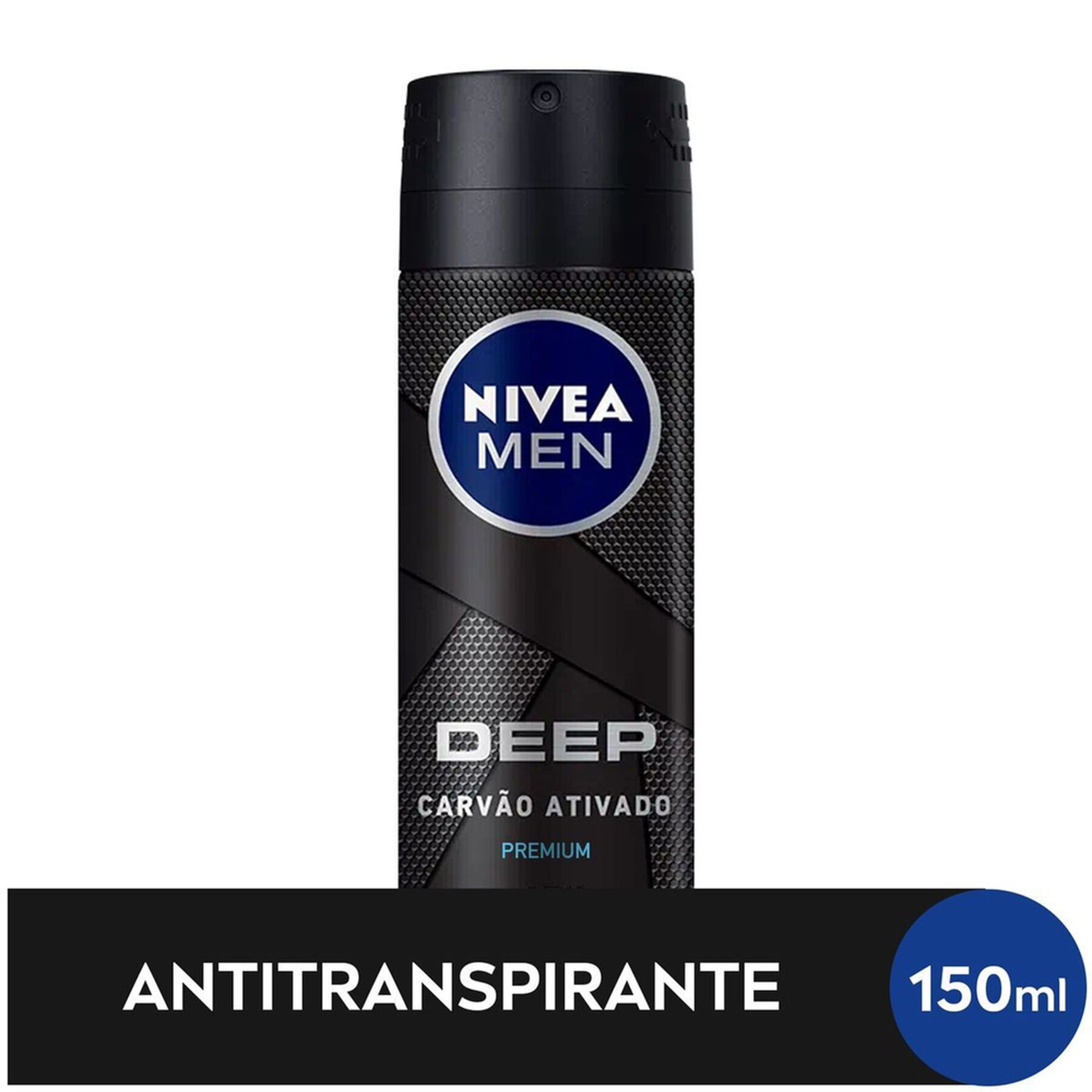 Antitranspirante Aerossol Carvão Ativado Nivea Men Deep 150ml