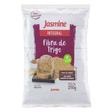 Fibra de Trigo Integral Jasmine Pacote 250g