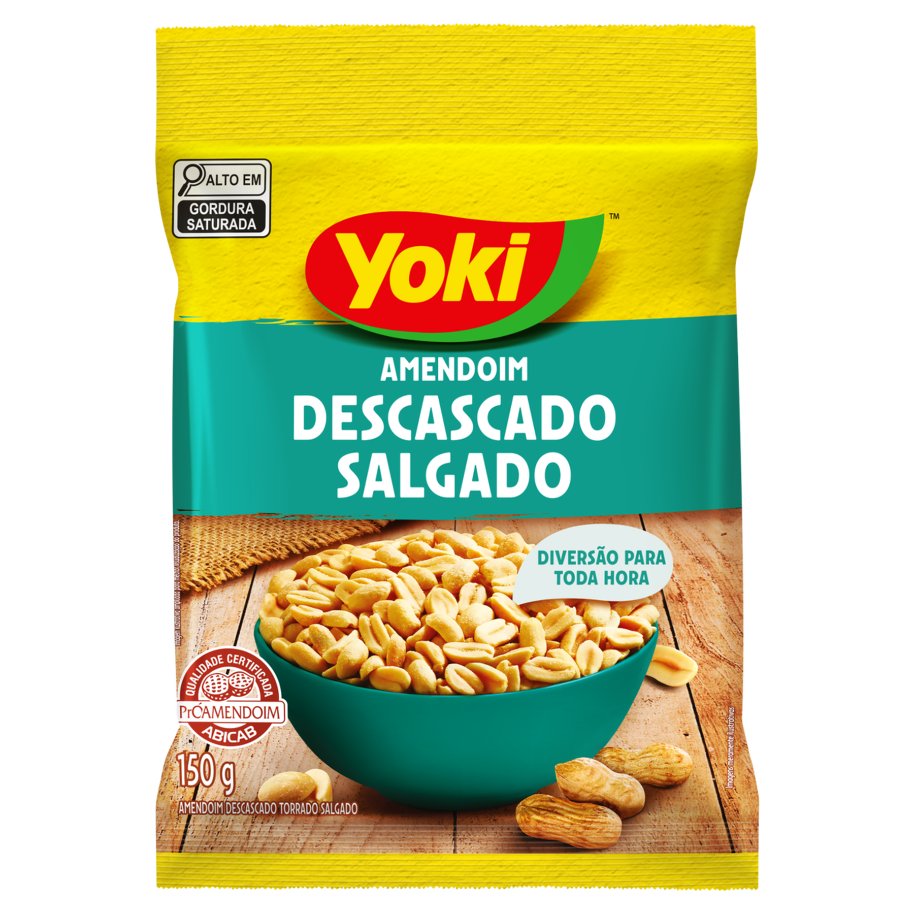 Amendoim Salgado Yoki Pacote 150g