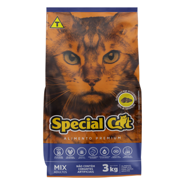 Alimento para Gatos Adultos Special Cat Premium Pacote 3kg