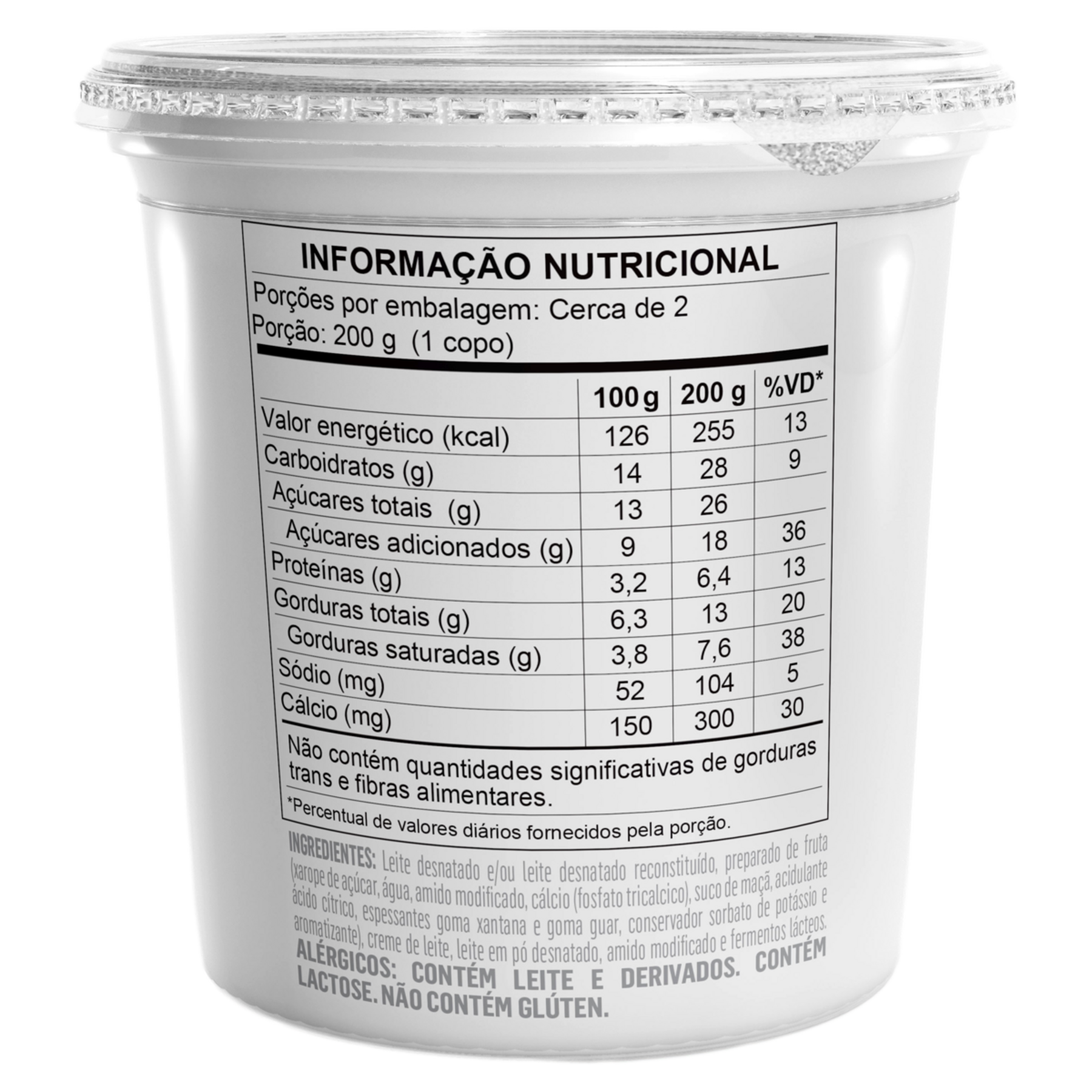 Iogurte Grego Tradicional Nestl&eacute; Pote 450g