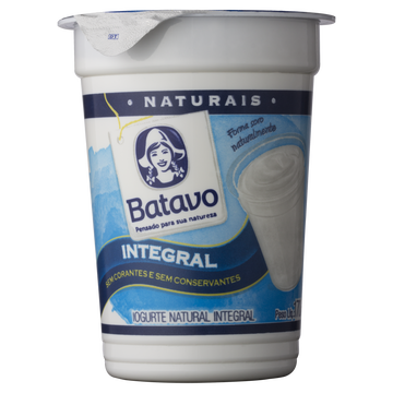 Iogurte Integral Batavo Naturais Copo 170g