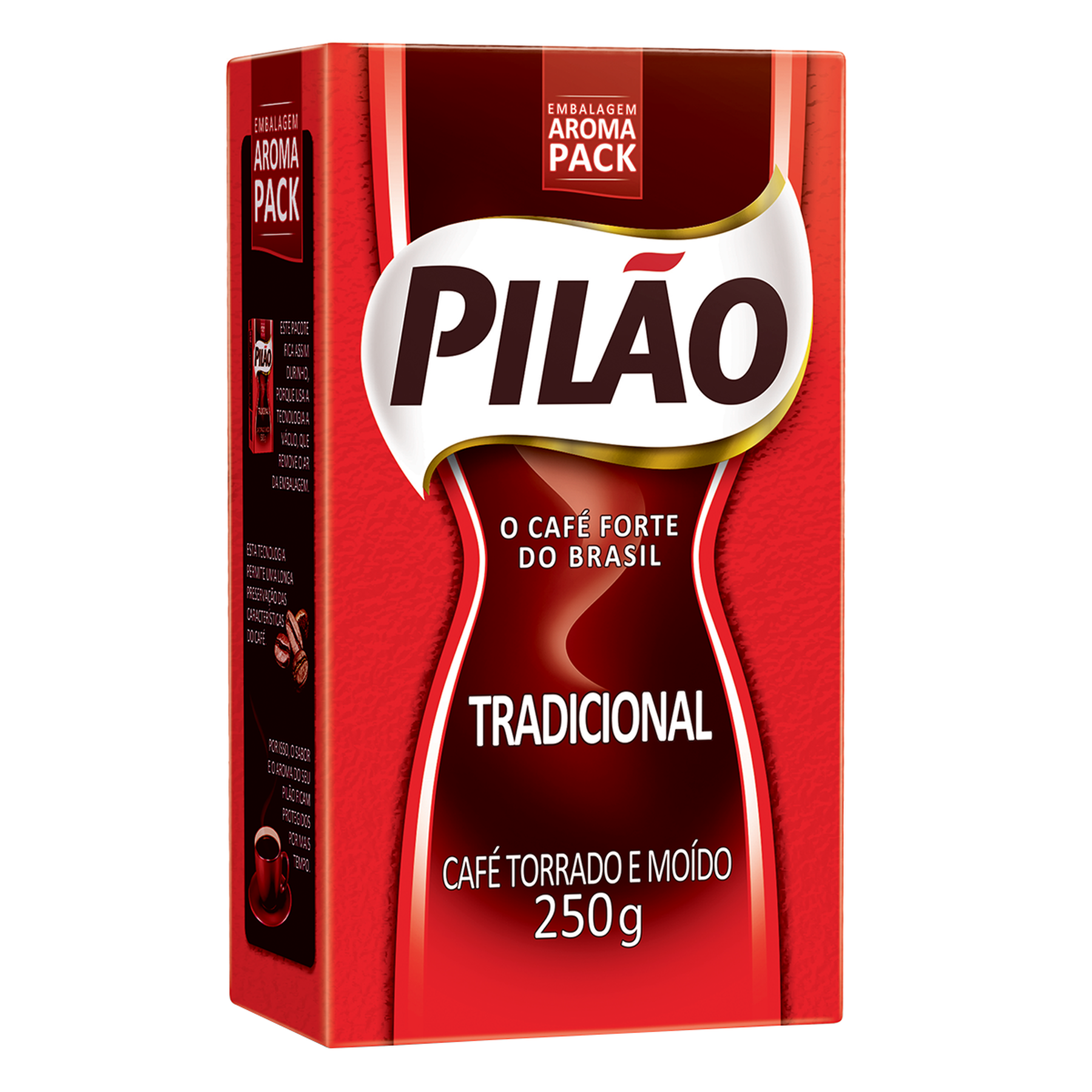 Caf&eacute; Torrado e Mo&iacute;do a V&aacute;cuo Tradicional Pil&atilde;o Pacote 250g