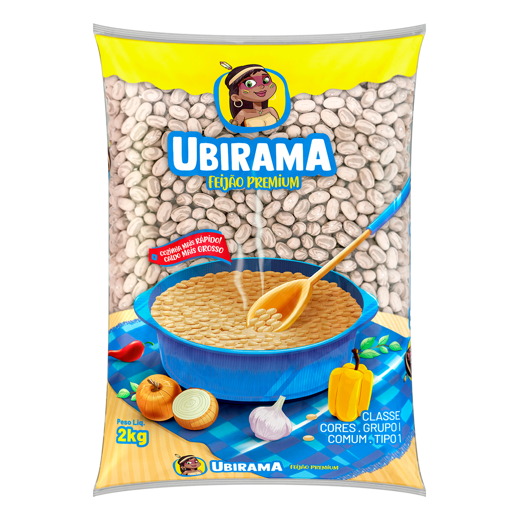 Feijão Carioca Ubirama 2kg