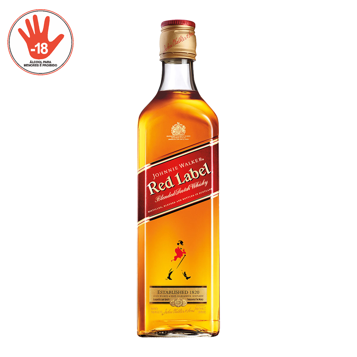 Whisky Red Label Johnnie Walker Garrafa 500ml
