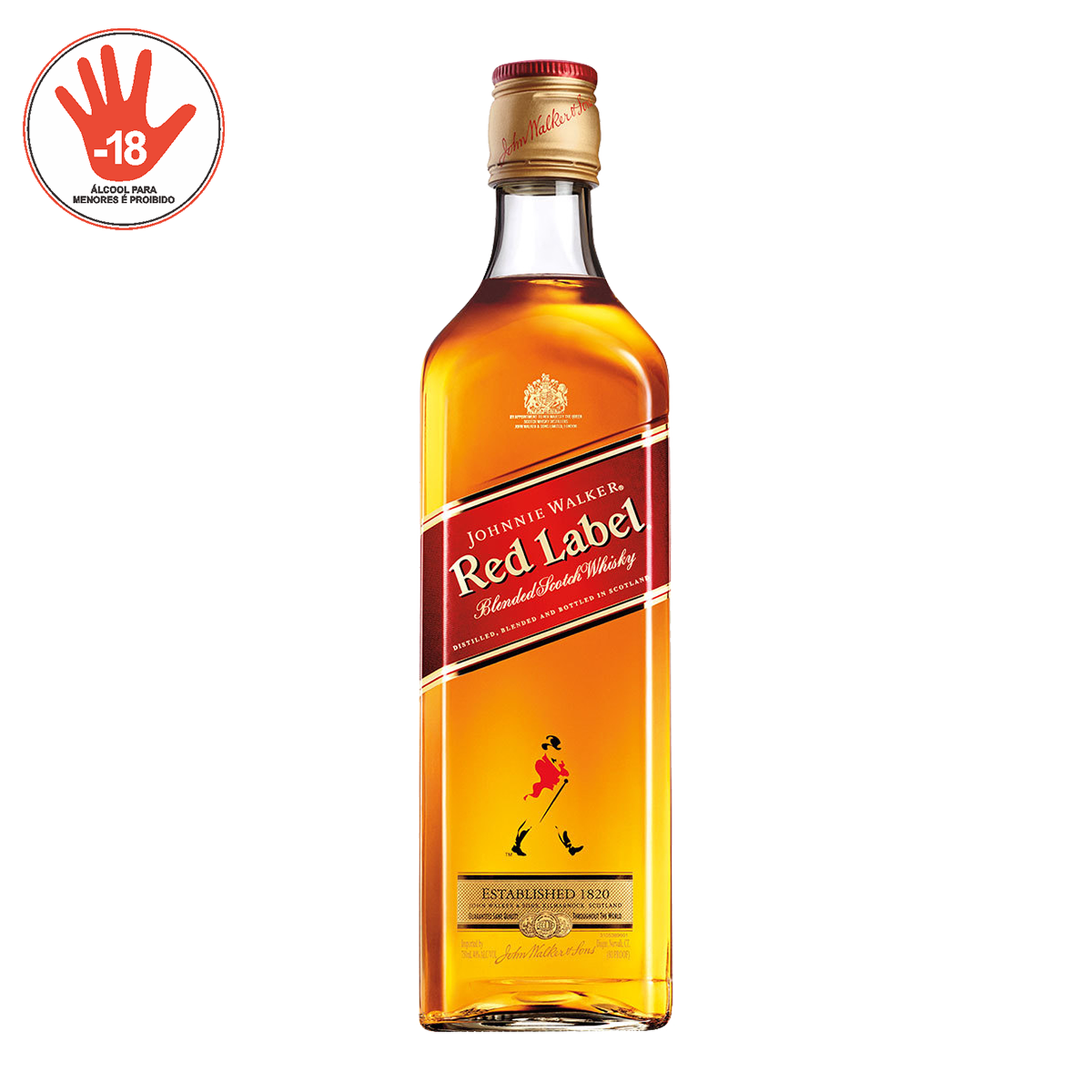 Whisky Red Label Johnnie Walker Garrafa 500ml