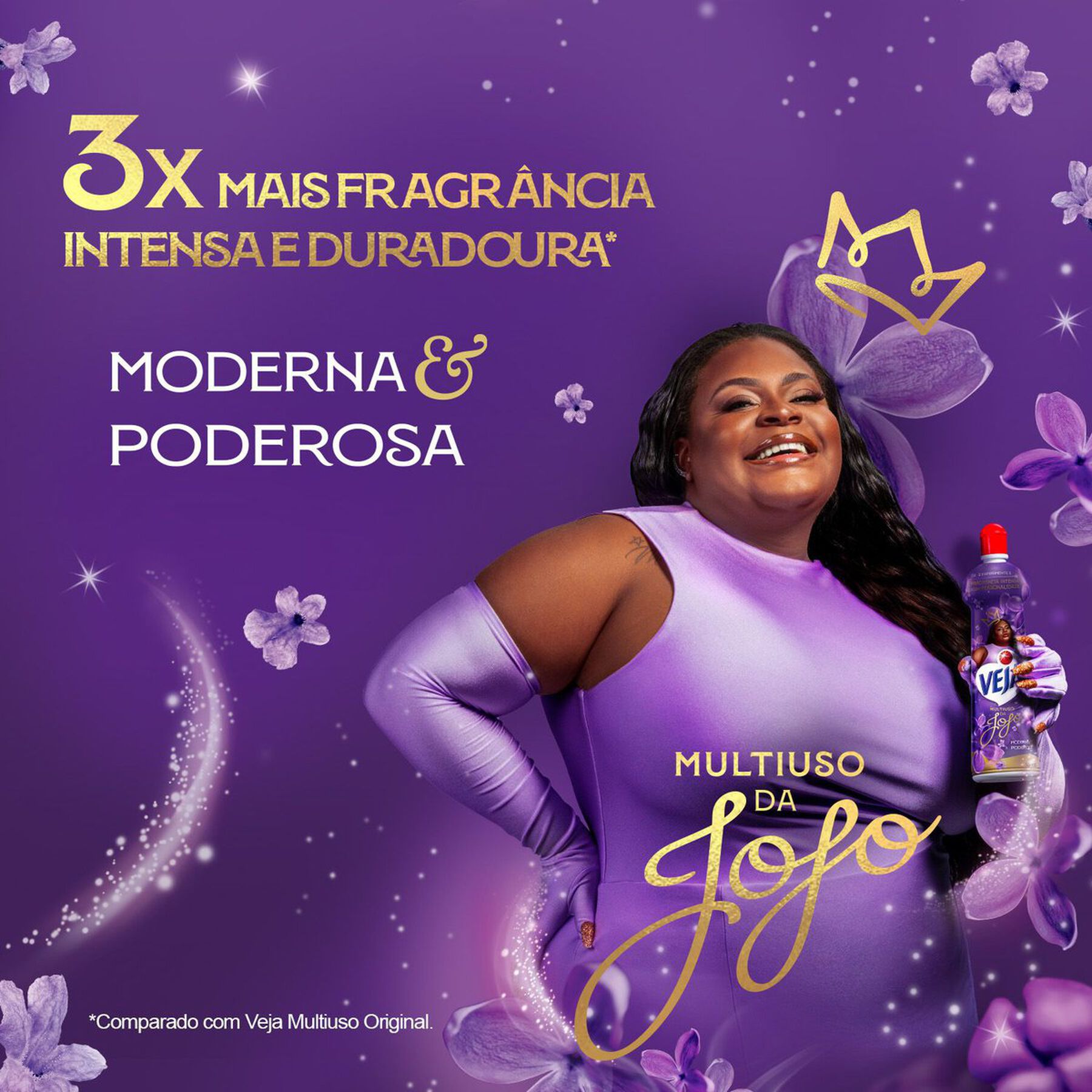 Limpador Multiuso Marcante e Envolvente Jojo Veja Squeeze 500ml