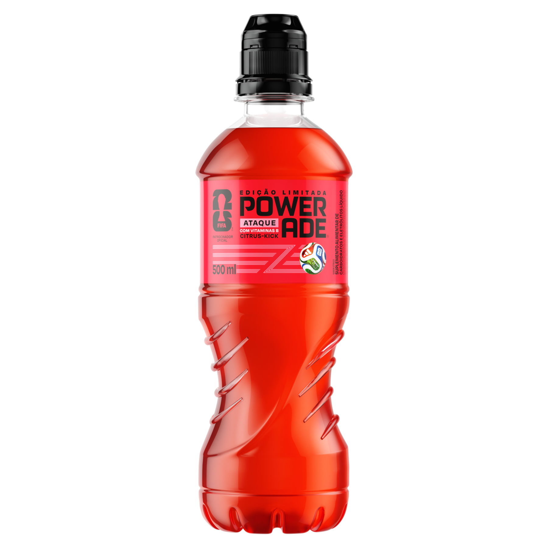 Isot&ocirc;nico Citrus Kick Ataque Powerade Garrafa 500ml