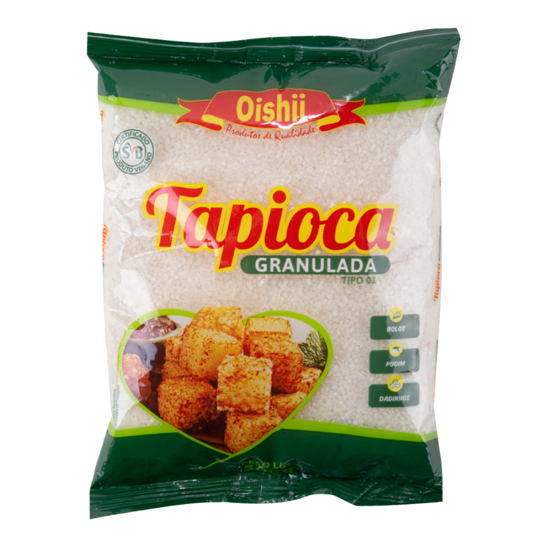 Tapioca Granulada  Oishii Pacote 500g