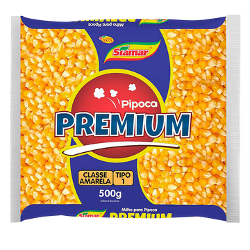 Milho para Pipoca Premium Siamar 500g