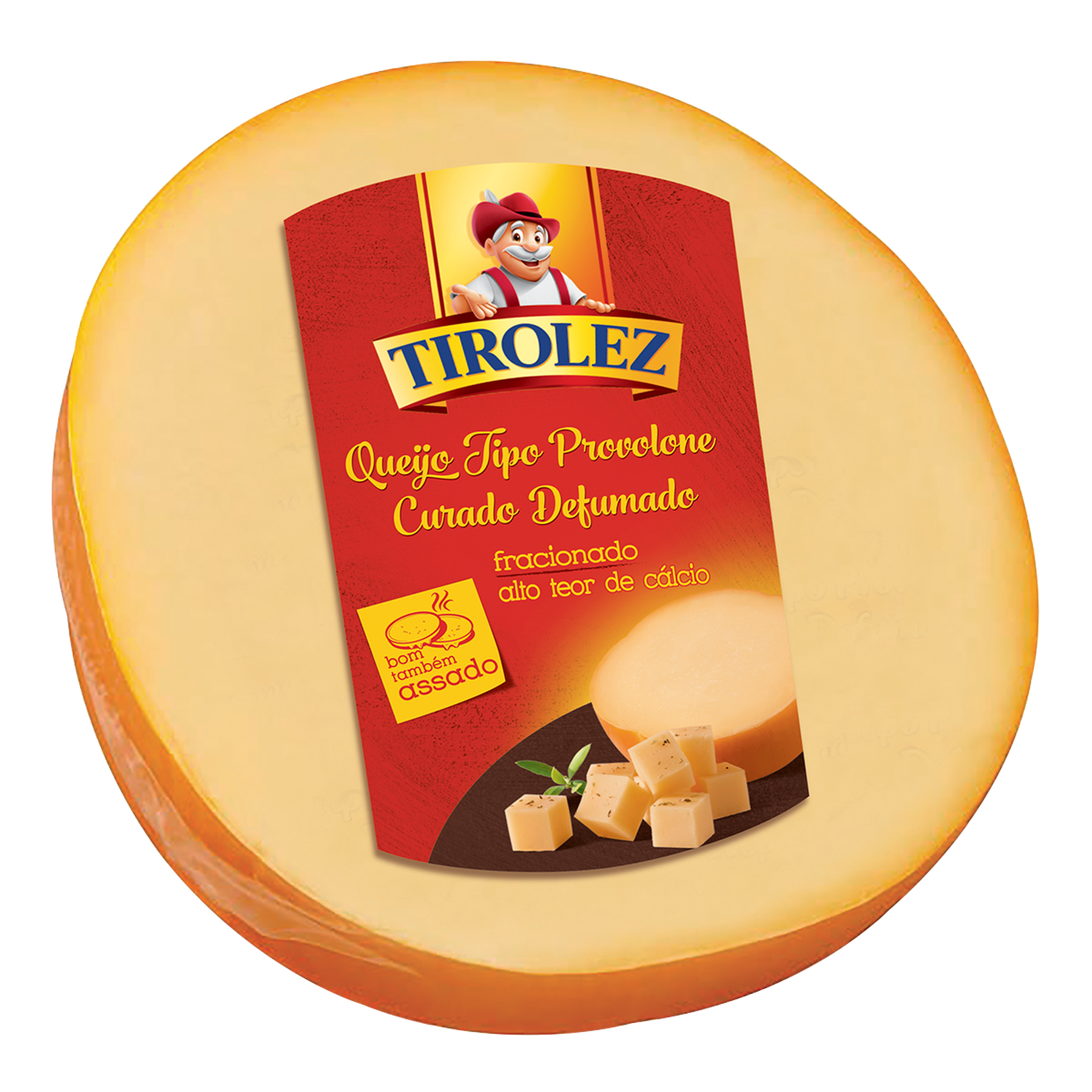 Queijo Provolone Defumado Tirolez Peda&ccedil;o aprox. 200g