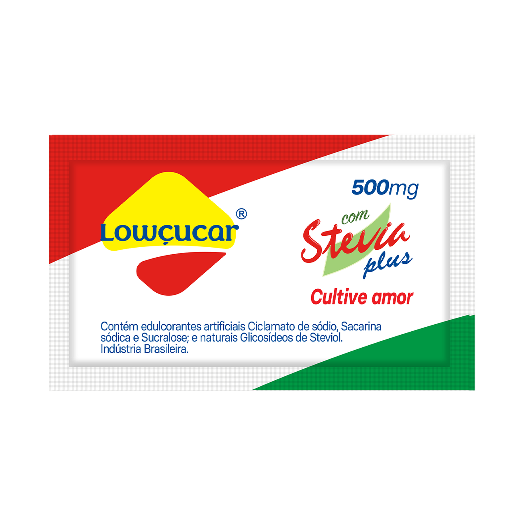 Adoçante em Pó Stevia Lowçucar Plus Caixa 25g C/50 Unidades