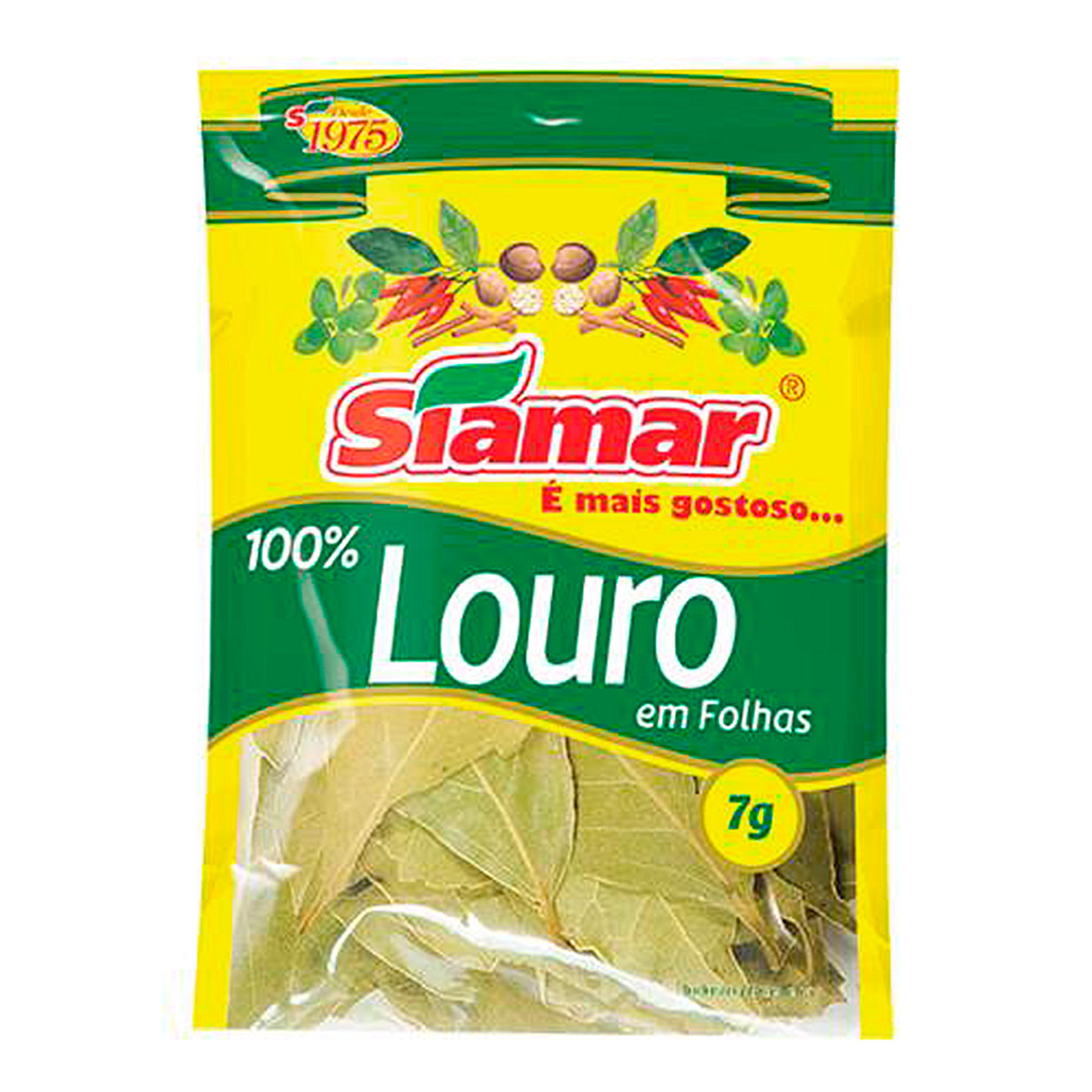 Louro em Folhas Siamar Pacote 7g&nbsp;