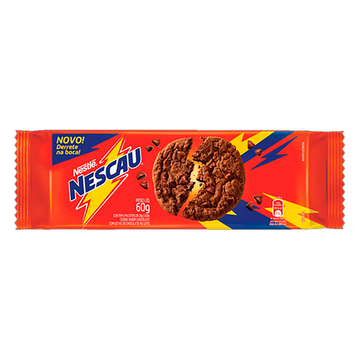 Biscoito Cookie Nescau Nestlé Pacote 60g