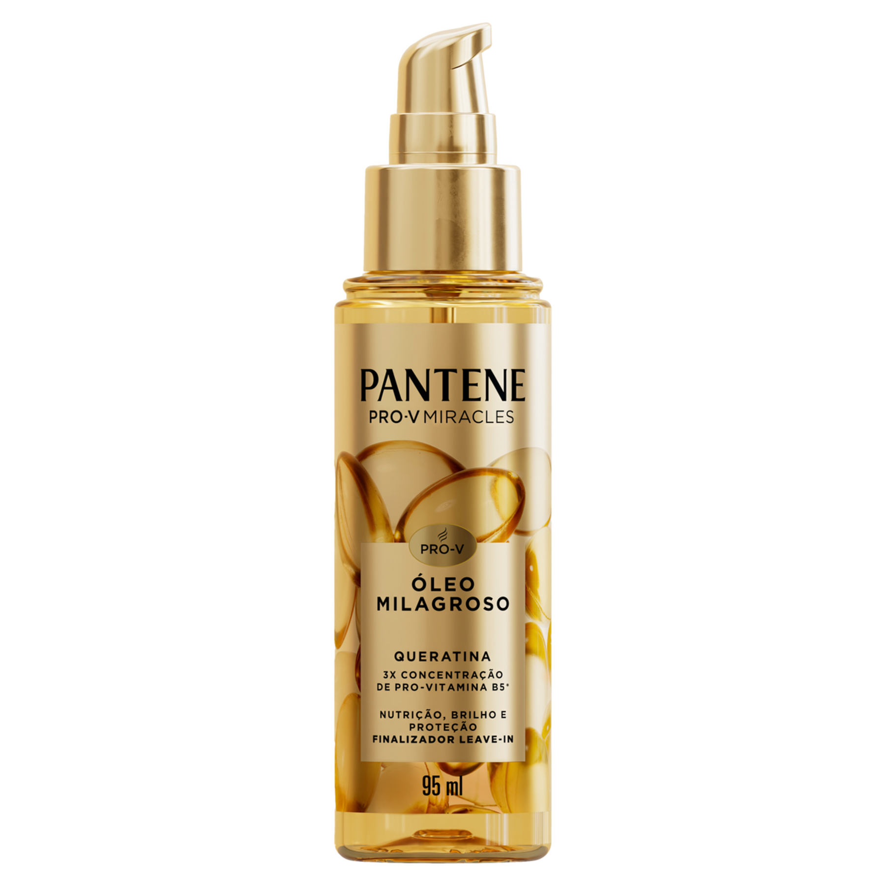 Finalizador Tratamento Leave-In Óleo Milagroso Pantene Frasco 95ml Pump