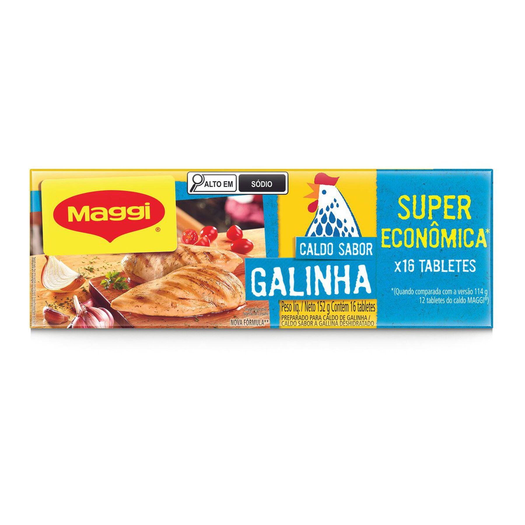 Caldo Maggi Galinha Tablete 152g&nbsp;