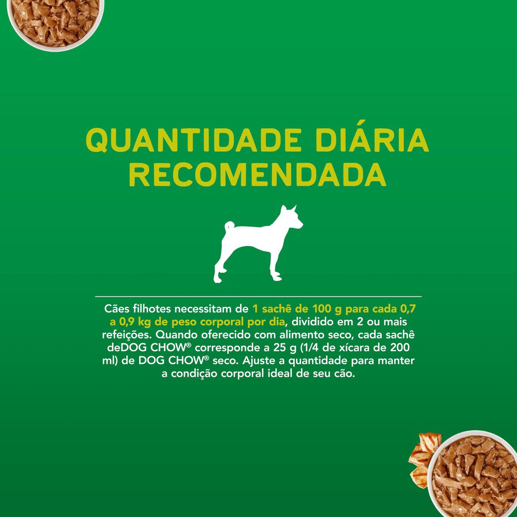 Alimento para Cães Filhotes Frango Purina Dog Chow Extra Life Sachê 100g