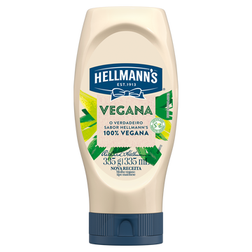 Molho Vegano Tipo Maionese Hellmann's Squeeze 335g