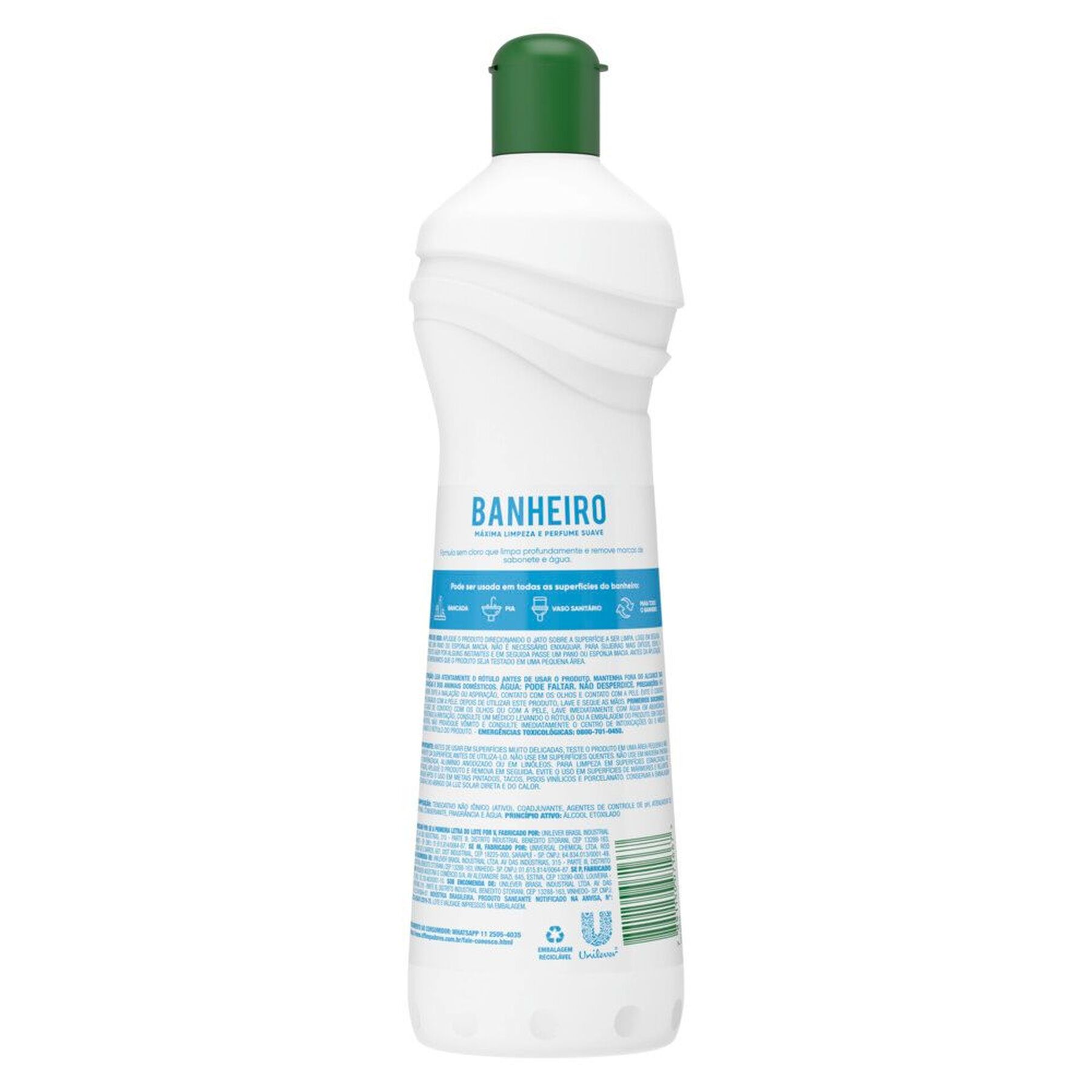 Limpador Especialista Cif Banheiro Sem Cloro Squeeze 500 ml&nbsp;