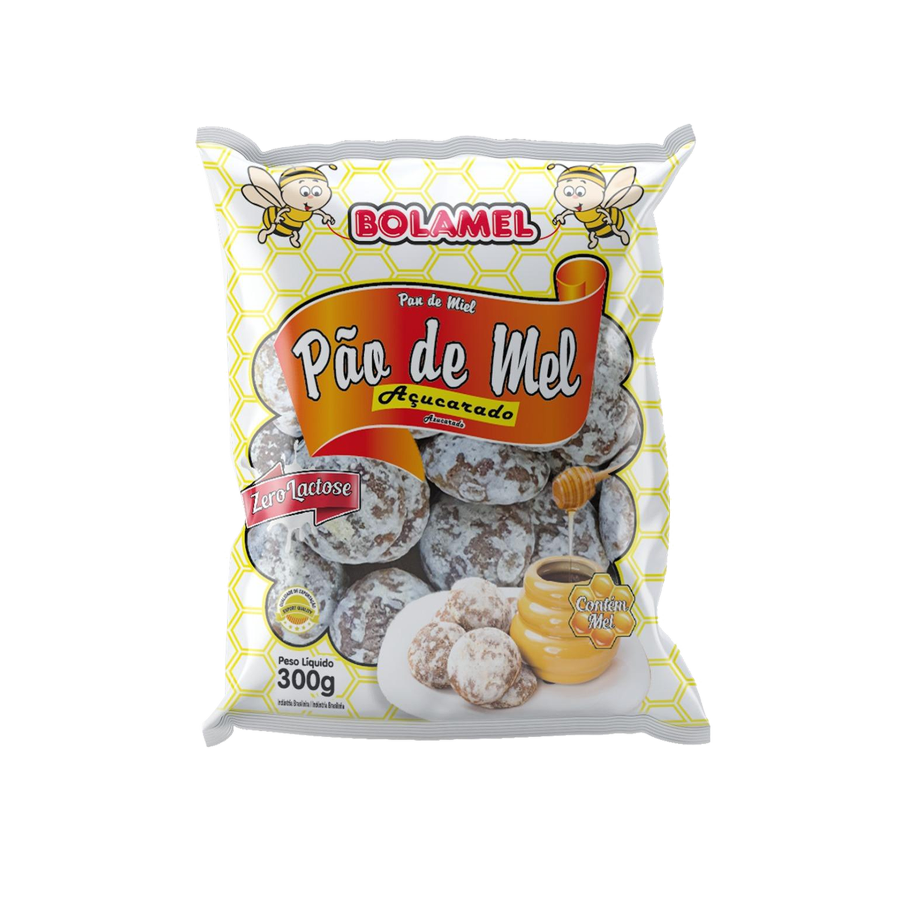 Pão Mel Acucarado Bolamel 300g